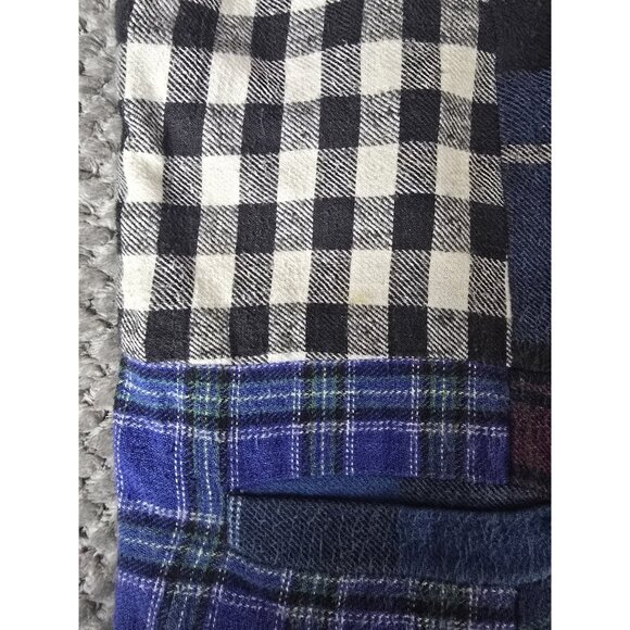 Vintage 90s Streetwear Womens Medium Faded Quilt Patchwork Suit Vest Jacket - Picture 3 of 6